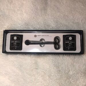 Candle DW Home 2 Warm Tabacco Scent Candles 3.8 oz each 1 Wick Trimmer NWT